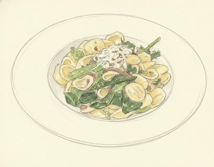 Orecchiette con Cime di Rapa